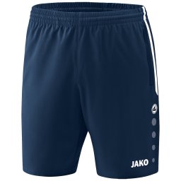 JAKO Pantaloni sport 'Competition 2.0' bleumarin / gri / alb