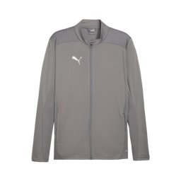 PUMA Bluză cu fermoar sport 'TeamFinal' gri