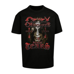 Merchcode Tricou 'Ozzy Osbourne - No More Tears' maro / gri / roşu închis / negru