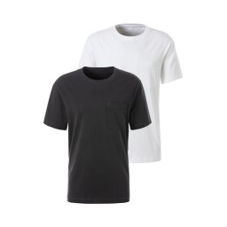 JOHN DEVIN Tricou negru / alb