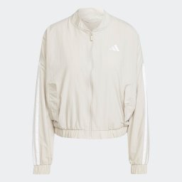 ADIDAS SPORTSWEAR Geacă sport 'Essentials' alb / alb murdar