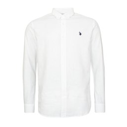 U.S. POLO ASSN. Cămașă alb