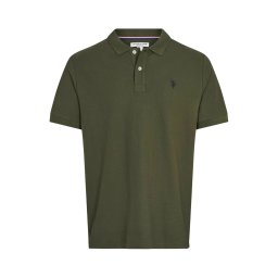U.S. POLO ASSN. Cămașă 'UMALFRED' albastru închis / verde închis