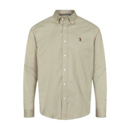 U.S. POLO ASSN. Cămașă 'UMCalvert' bej