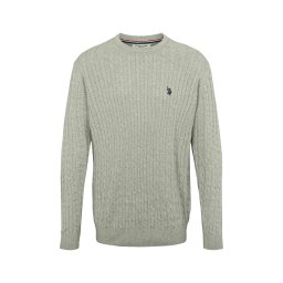 U.S. POLO ASSN. Pulover 'UMMads' gri amestecat / negru