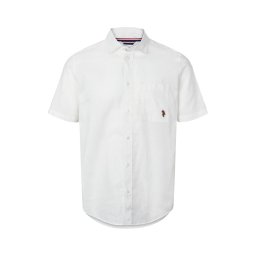 U.S. POLO ASSN. Cămașă 'UMFlori' alb