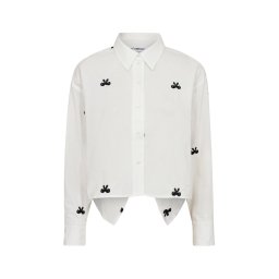 co'couture Bluză 'Ria' negru / alb
