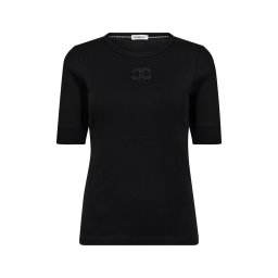 co'couture Tricou 'Granny' negru