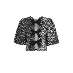 co'couture Bluză gri / gri deschis / negru