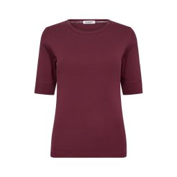 co'couture Tricou 'Granny' roșu vin
