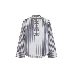 co'couture Bluză 'Samson' bleumarin / alb