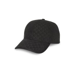Calvin Klein Șapcă 'Emblem Logo Baseball' negru / alb