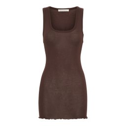 Seamless Basic Top 'Bella' maro închis