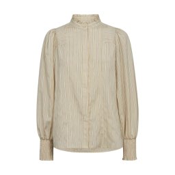co'couture Bluză 'Malia' bej / gri / alb murdar
