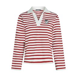 Karl Lagerfeld Tricou roșu / alb