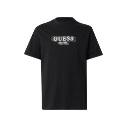 GUESS Tricou negru / alb