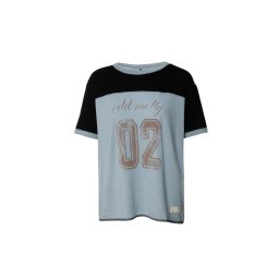 Odd Molly Tricou 'Gamze' albastru deschis / negru
