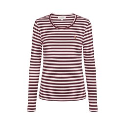 U.S. POLO ASSN. Tricou 'UWChanett' roșu vin / alb