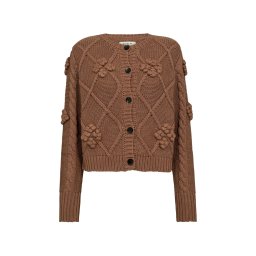 Pieszak Geacă tricotată 'Pearl' maro