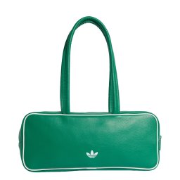 ADIDAS ORIGINALS Geantă de umăr 'Adicolor Elongated' verde smarald / alb