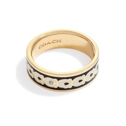 COACH Inele auriu / negru