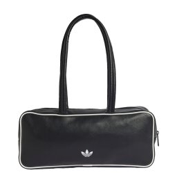 ADIDAS ORIGINALS Geantă de umăr 'Adicolor Elongated' negru / alb