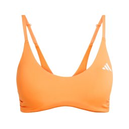 ADIDAS PERFORMANCE Sutien sport 'Optime Essentials' portocaliu