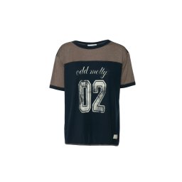 Odd Molly Tricou 'Gamze' maro / negru / alb