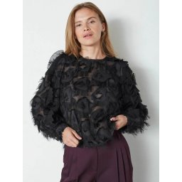 co'couture Bluză 'Syra' negru