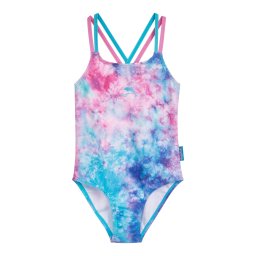 PLAYSHOES Costum de baie întreg albastru / turcoaz / roz / roz