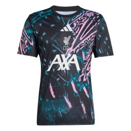 ADIDAS PERFORMANCE Tricot 'FC Liverpool Prematch 2025/2026' cyan / roz / negru / alb
