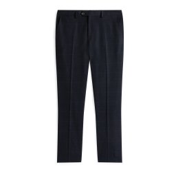 TOMMY HILFIGER Pantaloni cu dungă 'DENTON' bleumarin / gri metalic / negru