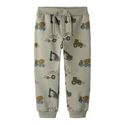 NAME IT Pantaloni 'NMMBasil' gri / gri metalic / kaki / portocaliu