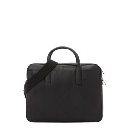 Calvin Klein Geantă diplomat 'EMBOSS COMMUTER' negru