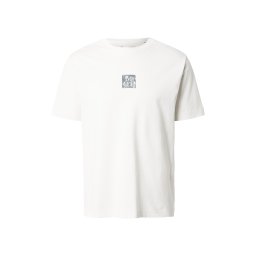 Marc O'Polo Tricou gri închis / alb natural