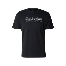 Calvin Klein Tricou negru / alb