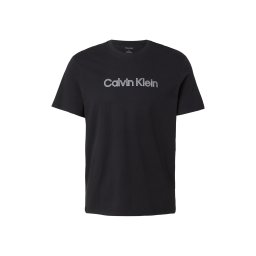 Calvin Klein Tricou '30S' gri / gri argintiu / negru