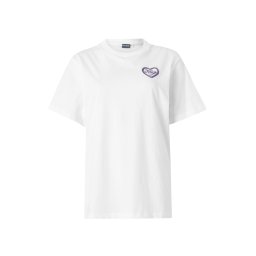 HUGO Tricou 'Vintage' lila / alb
