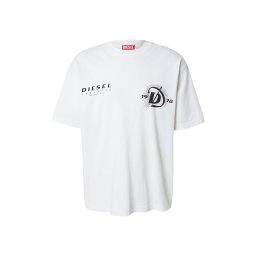DIESEL Tricou 'BOGGY-V6' negru / alb murdar