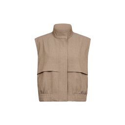 co'couture Vestă ' MarloCC ' nisipiu