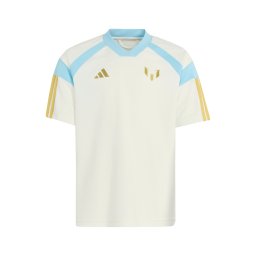 ADIDAS PERFORMANCE Tricou funcțional 'MESSI HOT' azur / albastru deschis / galben muștar / alb natural