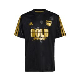 ADIDAS SPORTSWEAR Tricou funcțional 'Adidas X Fortnite Midas' auriu / negru