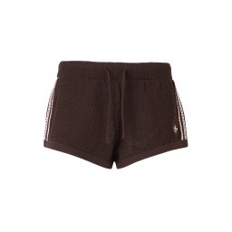 ADIDAS ORIGINALS Pantaloni ciocolatiu / alb