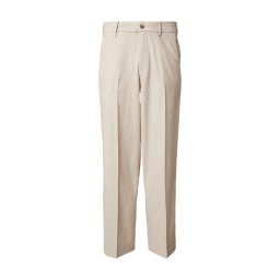 Abercrombie & Fitch Pantaloni cu dungă maro deschis