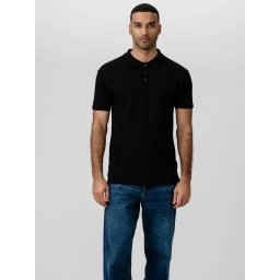 TEESHOPPEN Cămașă ' Muscle Polo ' negru