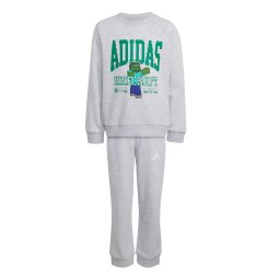 ADIDAS SPORTSWEAR Costum de trening 'Adidas x Minecraft' albastru cobalt / albastru aqua / gri amestecat / verde
