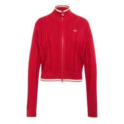 ADIDAS ORIGINALS Geacă tricotată 'Firebird' bej / roșu