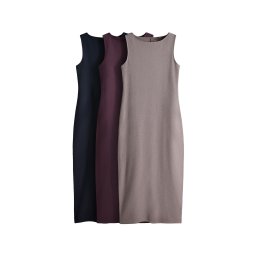 The Set Rochie bej închis / albastru noapte / mov vânătă