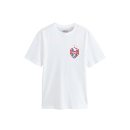Next Tricou albastru / portocaliu / alb