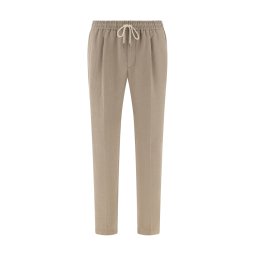 Boggi Milano Pantaloni cutați 'City' gri taupe